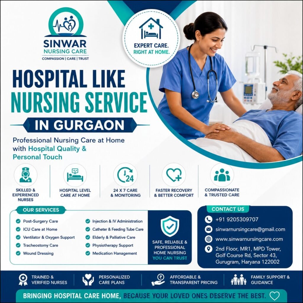 Hospital Like Nursing Service in Gurgaon