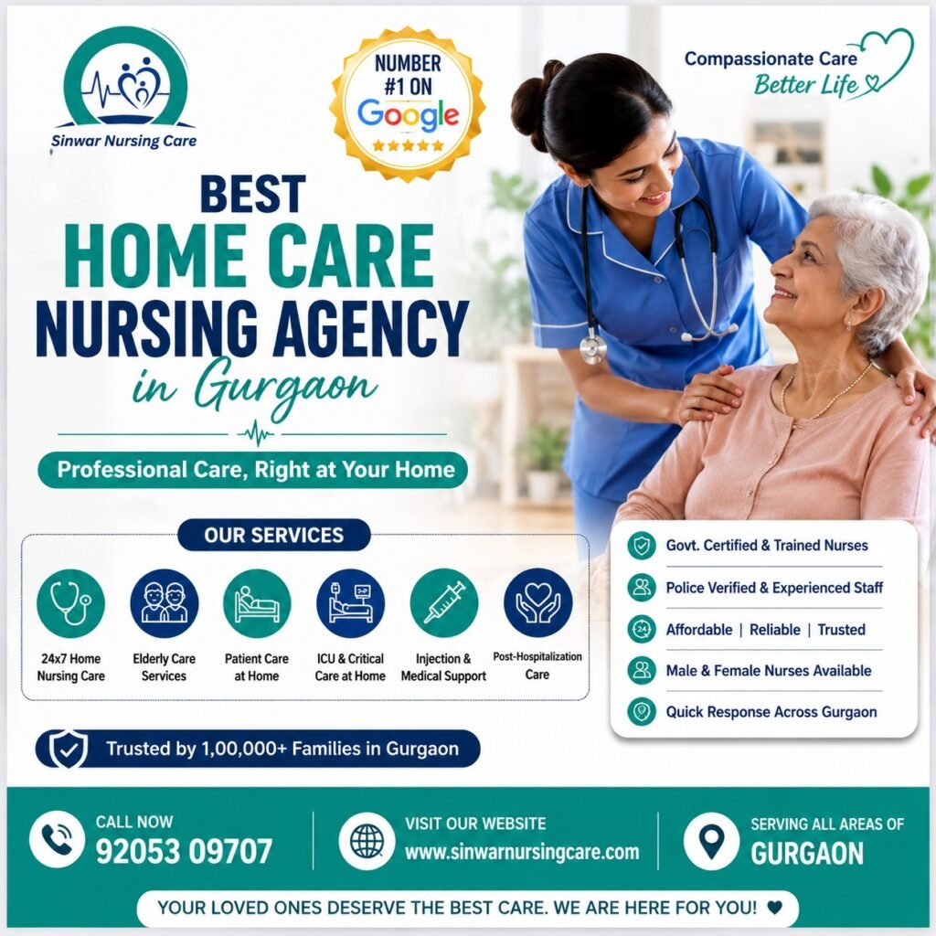 best home care nursing agency in gurgaon