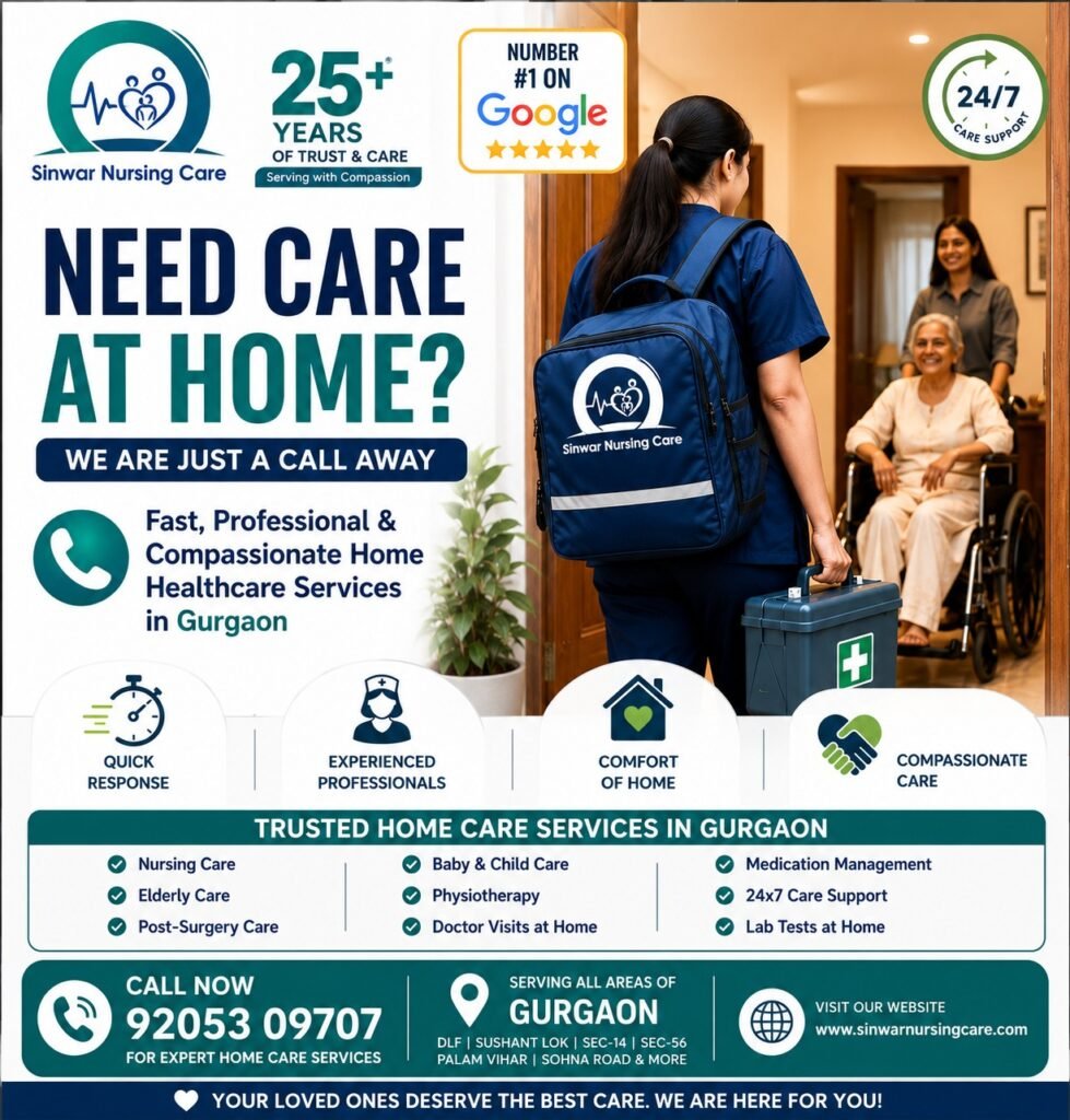 Comprehensive Home Healthcare Services in Gurgaon: The Ultimate Guide to Professional In-Home Care
