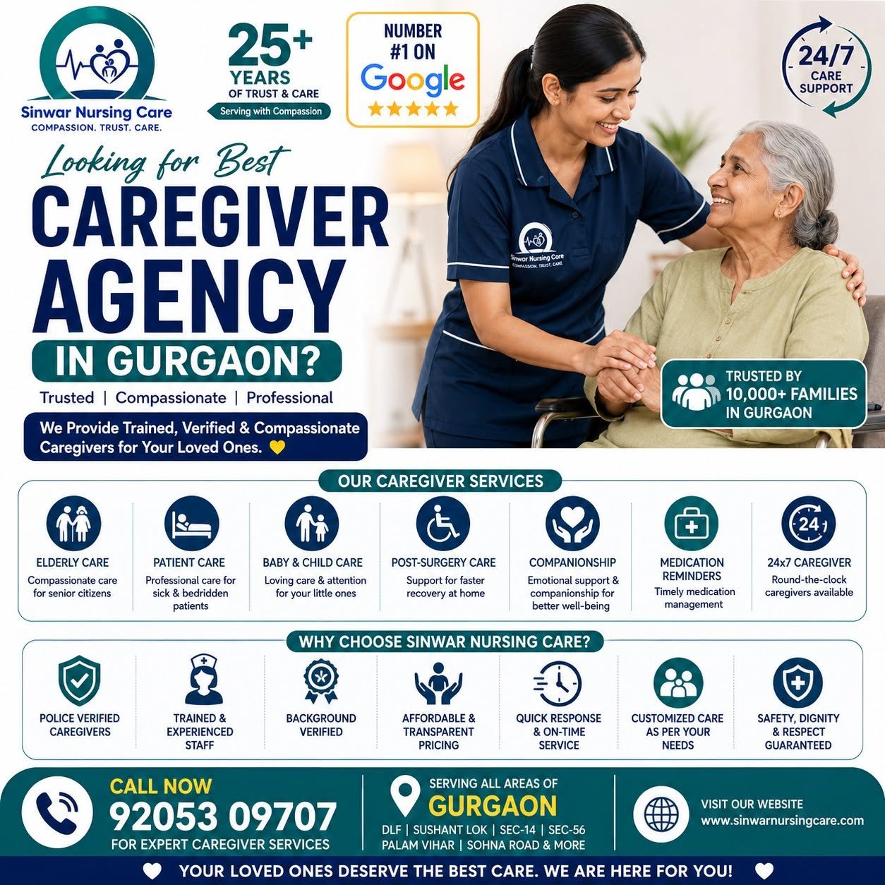 Looking for the Best Caregiver Agency in Gurgaon?